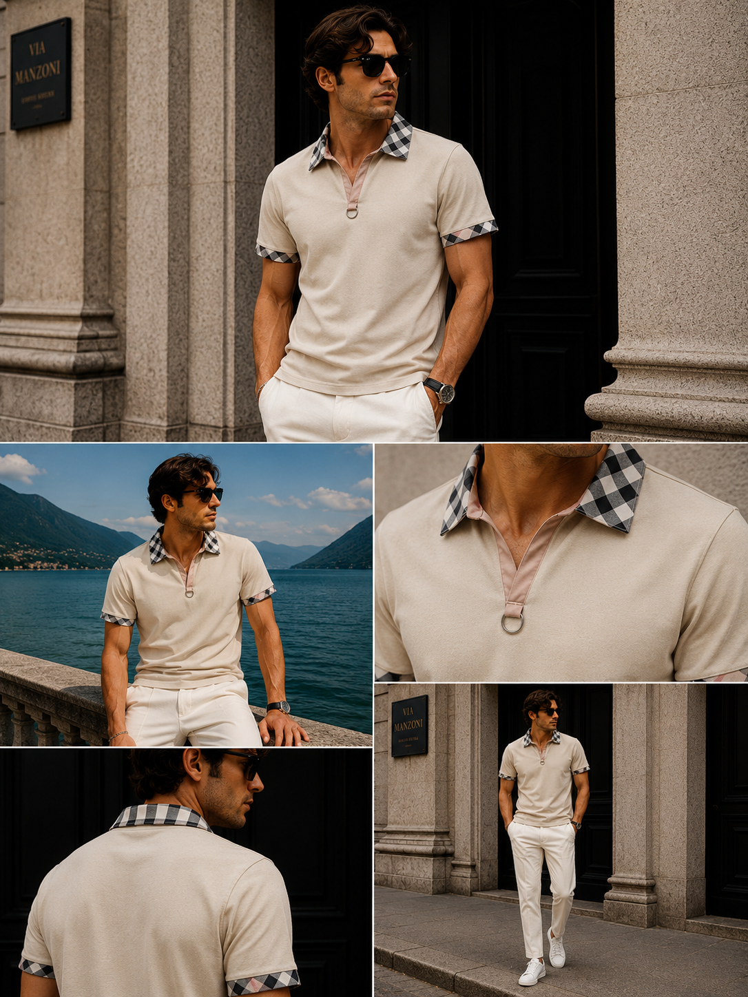CHECKED POLO