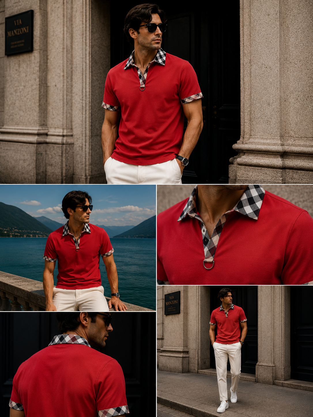CHECKED POLO