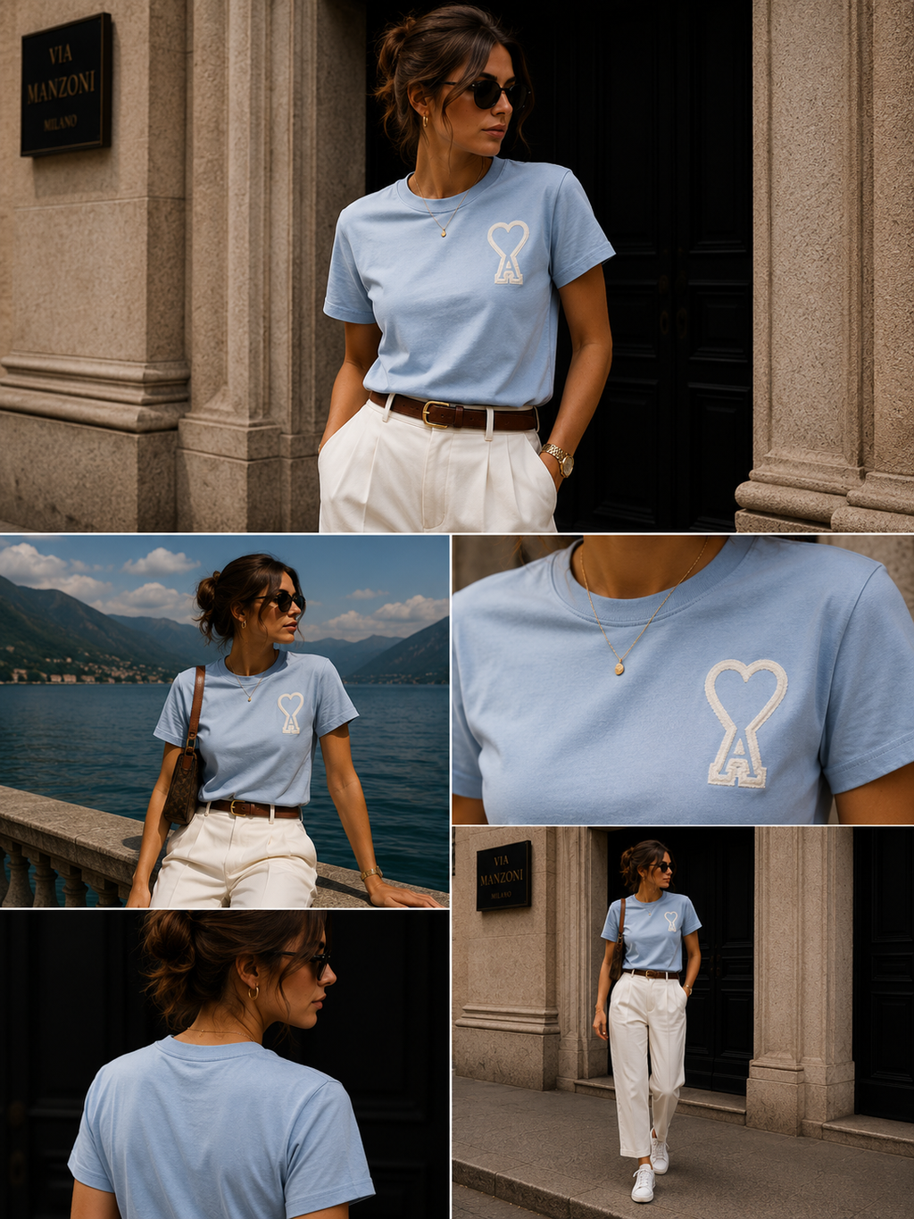 CHEST DETAIL TEE