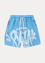 GRAFFITI SHORT SET BABYBLUE