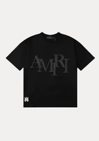 Staggered Logo" Amir Tee