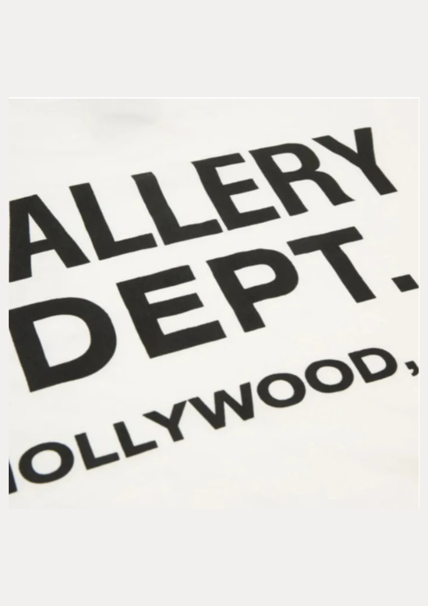 "Dept" Tee Black
