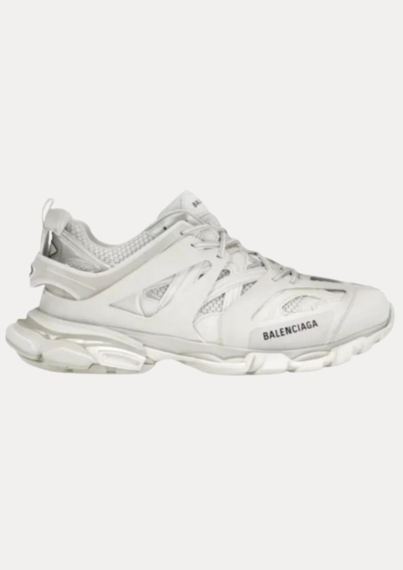 Track" Sneaker Cream