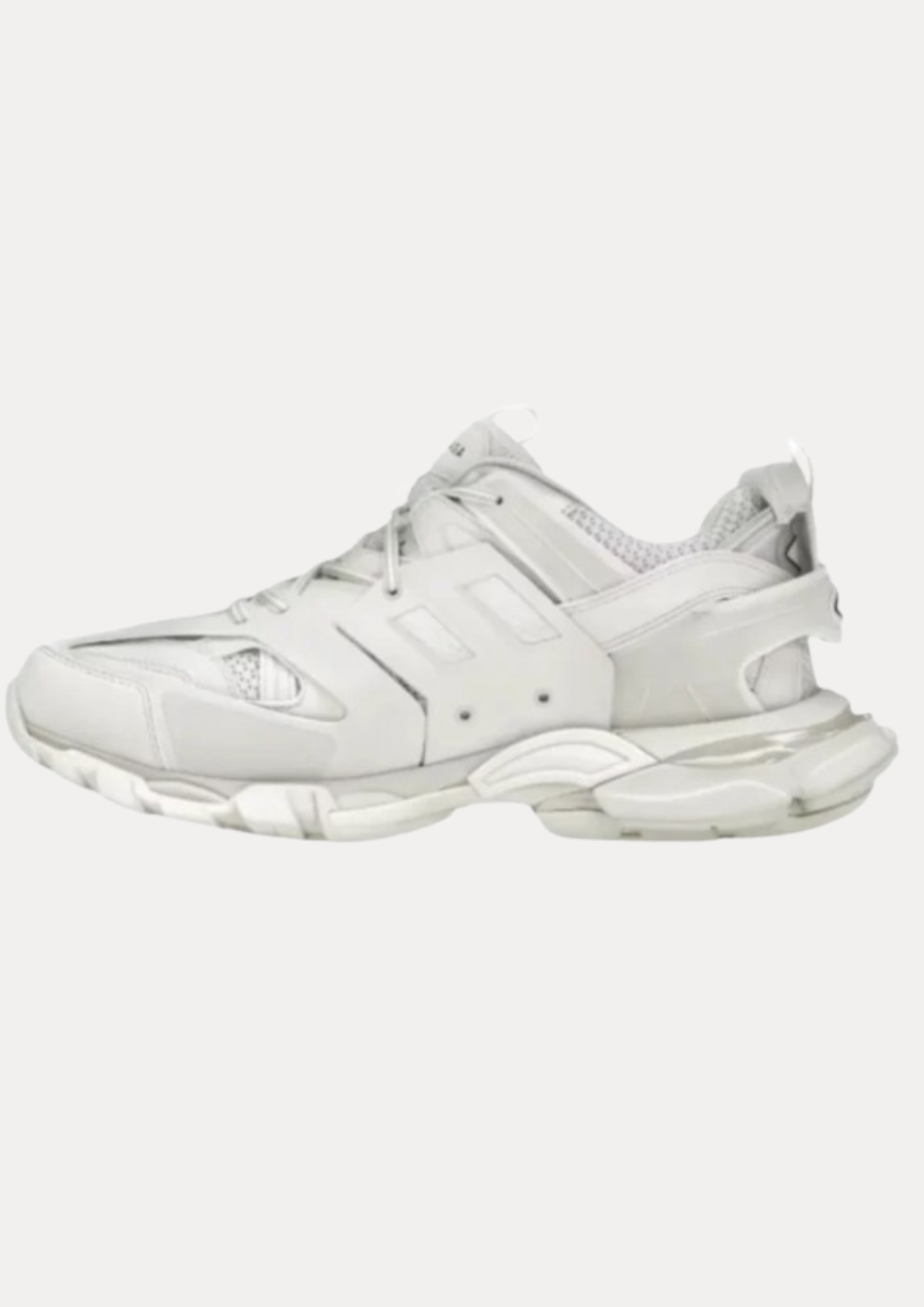 Track" Sneaker Cream