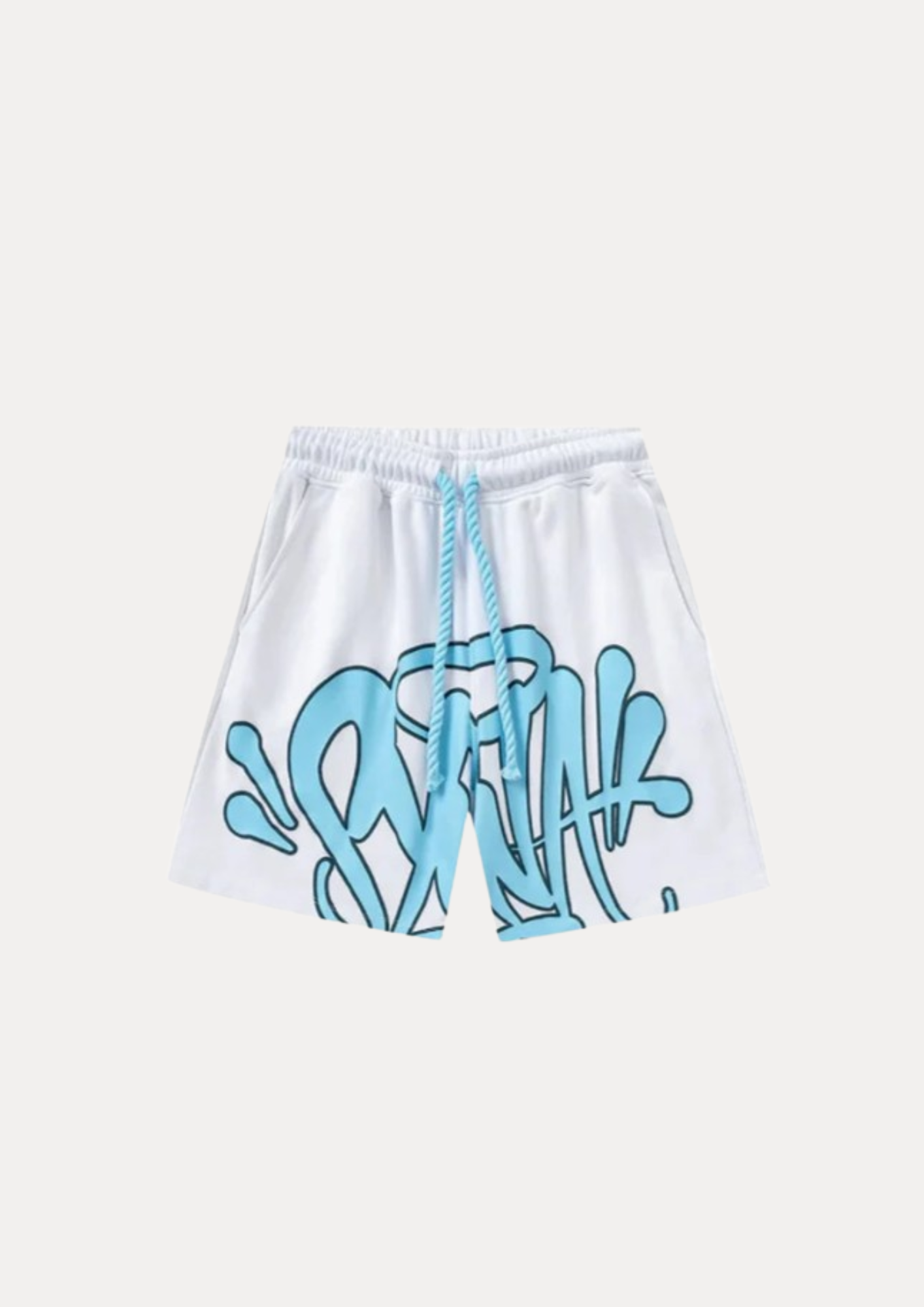 GRAFFITI SHORT SET BLUE