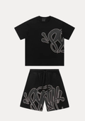 GRAFFITI SHORT SET BLACK