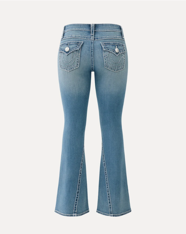 JEANS À REVERS