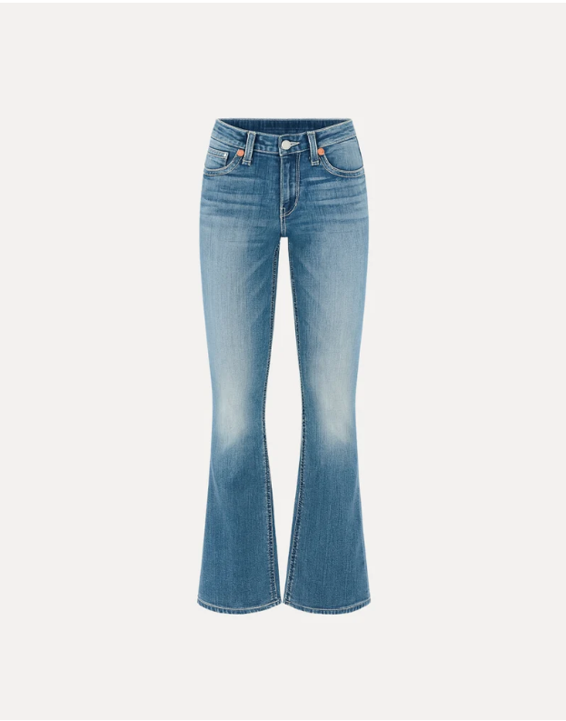 JEANS À REVERS
