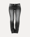 SKY FLARED JEANS SCHWARZ/GRAU