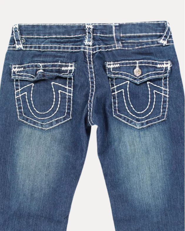 HERITAGE STITCH STRAIGHT JEANS