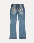 DESERT FEATHER FLARE JEANS