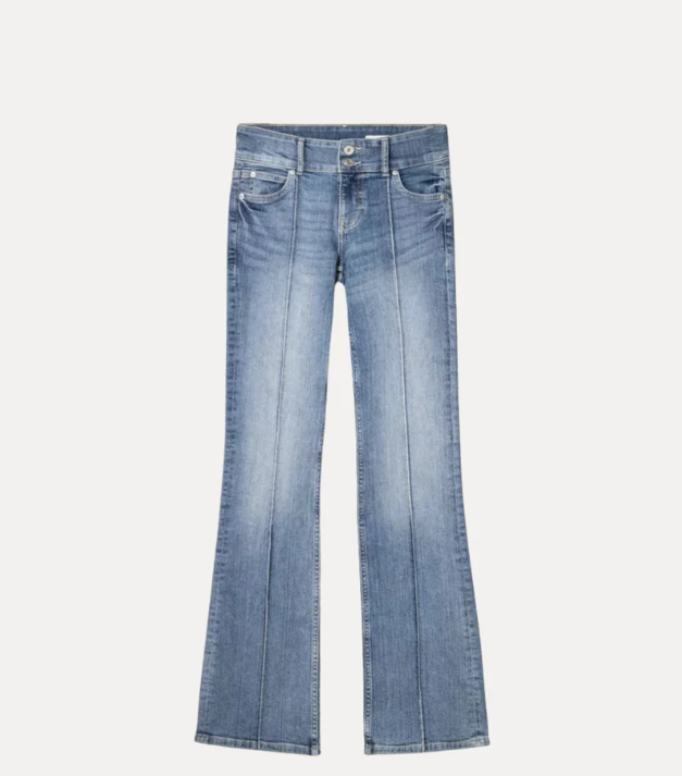SLEEK FLOW FLARE JEANS HELLBLAU