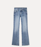 SLEEK FLOW FLARE JEANS HELLBLAU