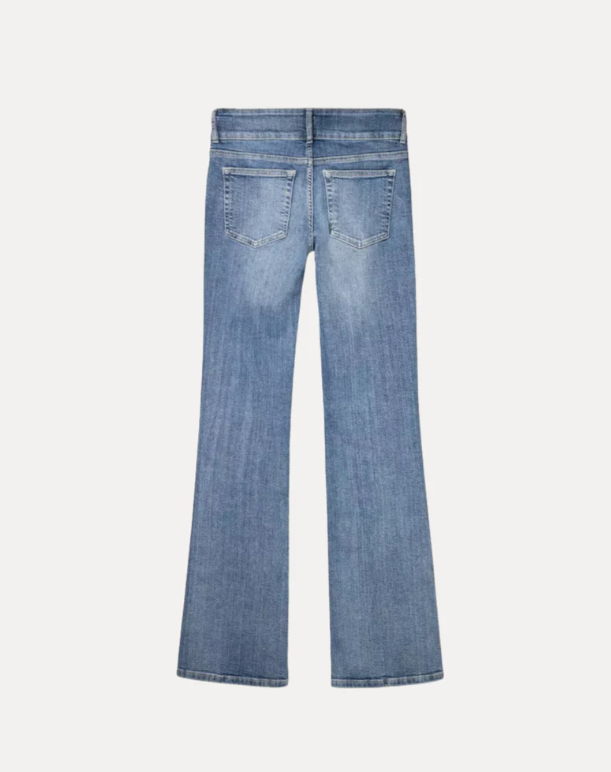 SLEEK FLOW FLARE JEANS HELLBLAU