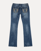 MIDNIGHT WING STRAIGHT JEANS