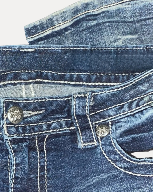 MIDNIGHT WING STRAIGHT JEANS