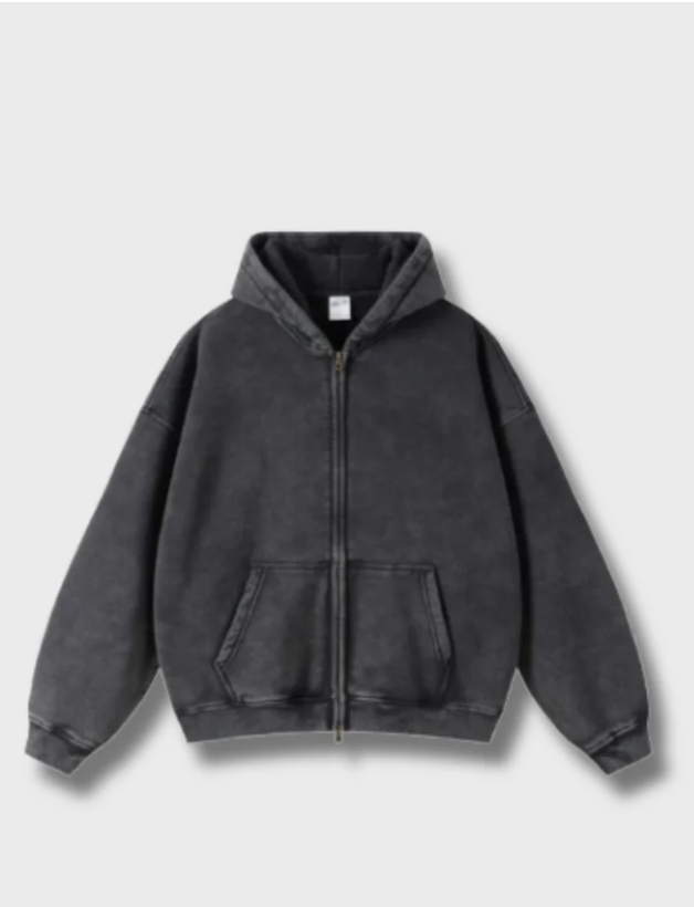 GRAPHIC HEAVYWEIGHT ZIPPED HOODIE