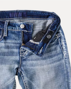 VINTAGE-BOOTCUT-JEANS aus DENIM